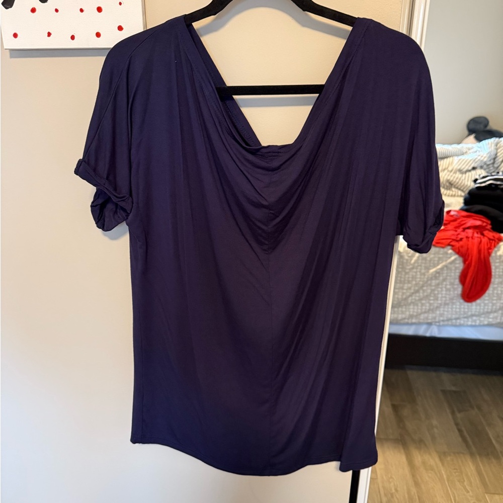 Amazon Deep Blue Women's Short Sleeve Top